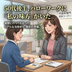 ハローワークは50代後半でも使える？実際に行ってわかった活用術 | 悔しさを力に変えて-50代女性の再出発ブログ！